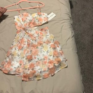 Sundress with cutout